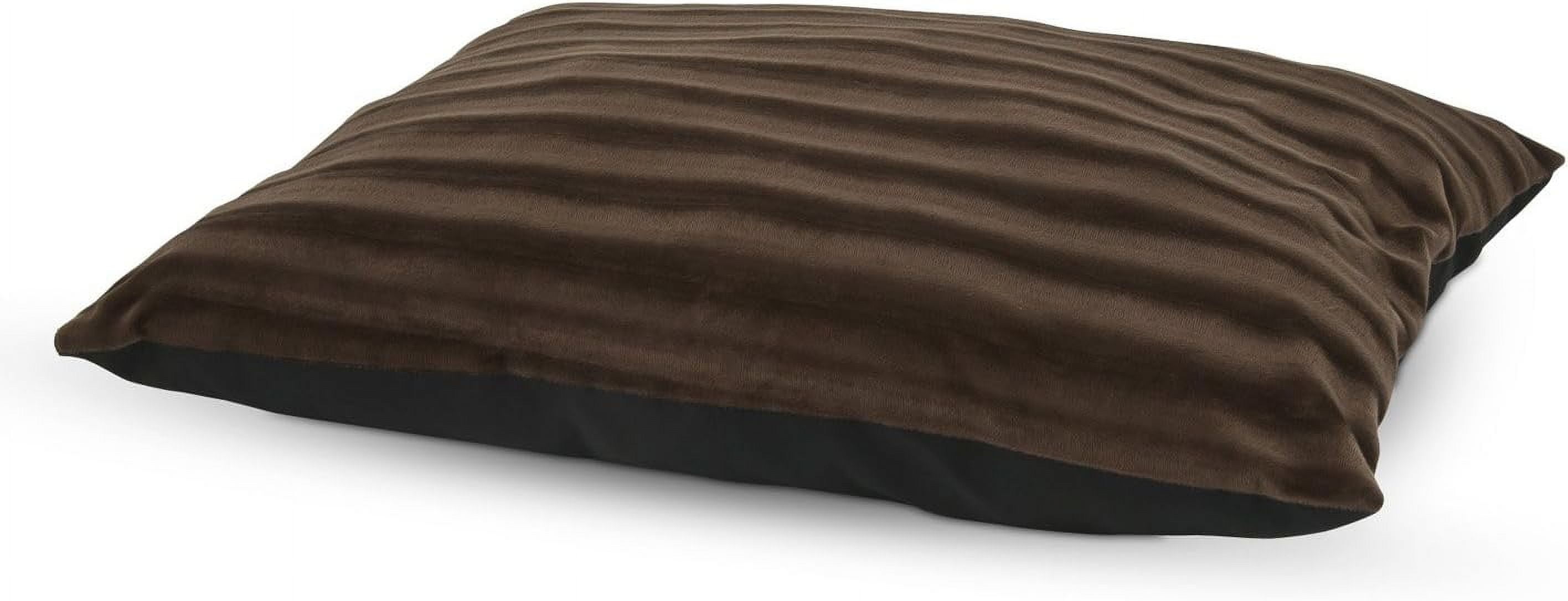 Large Brown Corduroy Polyester Pet Bed Pillow