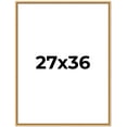 thumbnail image 1 of 27x36 Frame Beaded Gold Solid Wood Picture Frame | 0.75 Inches Moulding Width | Liscio Oro, 1 of 8