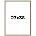 thumbnail image 1 of 27x36 Frame Silver Versailles Ornate Solid Wood Picture Frame | 1 Inch Moulding Width | Interior, 1 of 8