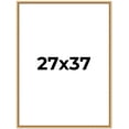thumbnail image 1 of 27x37 Frame Beaded Gold Solid Wood Picture Frame | 0.75 Inches Moulding Width | Liscio Oro, 1 of 8