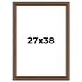 thumbnail image 1 of 27x38 Copper and Brown Real Wood Picture Frame Width 2 inches | Interior Frame Depth 0.5 inches |, 1 of 8
