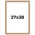 thumbnail image 1 of 27x38 Frame Charleston Honey Brown Solid Wood Picture Frame Width 1.75 Inches | Interior Depth 0.5, 1 of 8