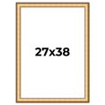 thumbnail image 1 of 27x38 Frame Gold Plein Aire Solid Wood Picture Frame Width 2 Inches | Interior Frame Depth 0.5, 1 of 8