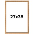 thumbnail image 1 of 27x38 Frame Gold Real Wood Picture Frame Width 1.5 inches | Interior Frame Depth 0.5 inches |, 1 of 8