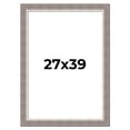 thumbnail image 1 of 27x39 Frame Grey Real Wood Picture Frame Width 2.75 Inches | Interior Frame Depth 0.5 Inches |, 1 of 8
