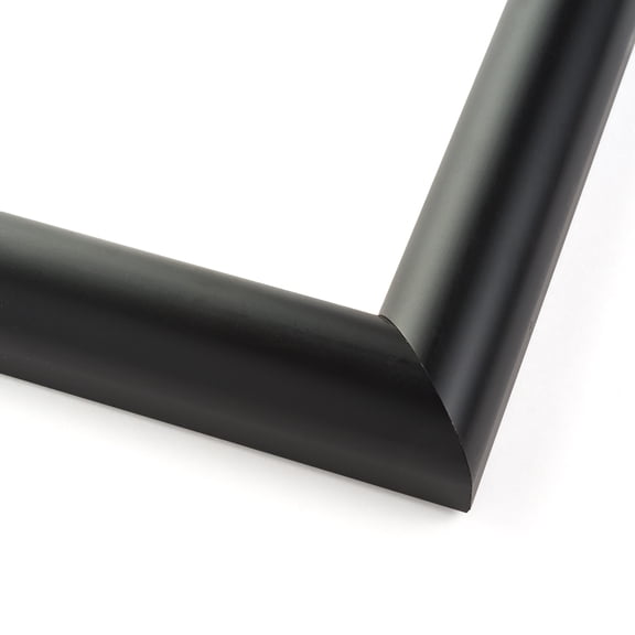 27x40 1.25" 'SoHo Noir' Black Rounded Wood Frame - Great for Posters, Photos, Art Prints, Mirror,