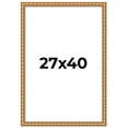 thumbnail image 1 of 27x40 Frame Gold Real Wood Movie Poster Frame Width 1.5 inches | Interior Frame Depth 0.5 inches |, 1 of 8