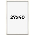 thumbnail image 1 of 27x40 Frame White Wheat Solid Wood Picture Frame | Moulding Width 0.75 Inches | One Sheet Movie, 1 of 8