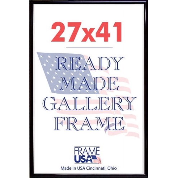 27x41 BLACK DELUXE POSTER FRAME