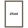 thumbnail image 1 of 27x41 Frame Black Real Wood Picture Frame Width 2 inches | Interior Frame Depth 0.5 inches | Fitz, 1 of 8