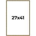 thumbnail image 1 of 27x41 Frame Gold Kingsley Distressed Solid Wood Picture Frame Width 0.75 Inches | Interior Frame, 1 of 8