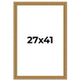 thumbnail image 1 of 27x41 Frame Gold Ornate Solid Wood Picture Frame | 2 Inch Moulding Width | Firman Traditional Photo, 1 of 8