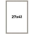 thumbnail image 1 of 27x41 Frame Grey Real Wood Picture Frame Width 1.25 inches | Interior Frame Depth 0.5 inches | Hans, 1 of 8
