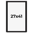 thumbnail image 1 of 27x41 Shadow Box Black Solid Wood Display Picture Frame | 1 Inch Rabbet Depth | | 1.375 Inch, 1 of 4