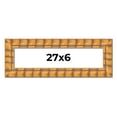 thumbnail image 1 of 27x6 Frame Beige Real Wood Picture Frame Width 3 inches | Interior Frame Depth 0.5 inches | Natural, 1 of 8