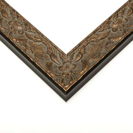 27x6 Frame Brown Solid Wood Picture Frame Width 1.75 Inches | Interior Frame Depth 0.375 Inches |