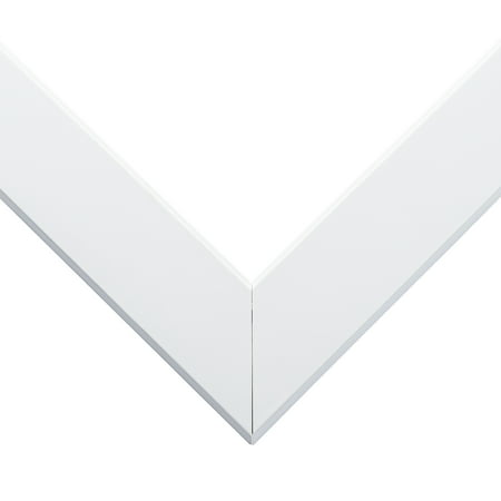 27x6 Frame White Real Wood Picture Frame Width 1.75 inches | Interior Frame Depth 0.5 inches | Wide
