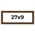 thumbnail image 1 of 27x9 Frame Gold Brown Plein Air Vintage Solid Wood Picture Frame | 1.75 Inches Moulding Width |, 1 of 8
