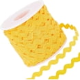 thumbnail image 1 of 27yard/25m Rick Rack Trim Ribbon Light Orange Wave Sewing Bending Fringe Trim 5mm/0.2 inch for DIY Sewing Crafts Wedding Bridal Dress Embellishment Party Decoration Gift Wrapping Supplies DIY, 1 of 9
