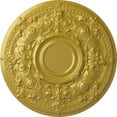 thumbnail image 1 of 28 1/8"OD x 1 3/4"P Oslo Ceiling Medallion (Fits Canopies up to 10 1/2"), Hand-Painted Rich Gold, 1 of 6