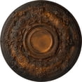 thumbnail image 1 of 28 1/8"OD x 1 3/4"P Oslo Ceiling Medallion (Fits Canopies up to 10 1/2"), Hand-Painted Rust, 1 of 6