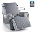 thumbnail image 1 of 28'' 100% Waterproof Recliner Chair Cover, Non Slip Covers for Recliner Chair with Pocket, Washable Reclining Chair/Furniture Protector for Kids, Pets(Grey), 1 of 6
