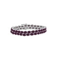 thumbnail image 1 of 28 3/4 Carat T.G.W. Ruby Sterling Silver Bracelet, 1 of 4