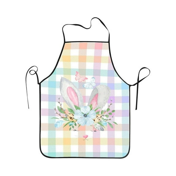 28.3 Inch Cute St. Patrick'S Day Apron Easter Aprons For Women Men, Fun Spring Apron Cooking Aprons For Adult Thickened Cartoon Print Kitchen Apron For Family Party Holiday