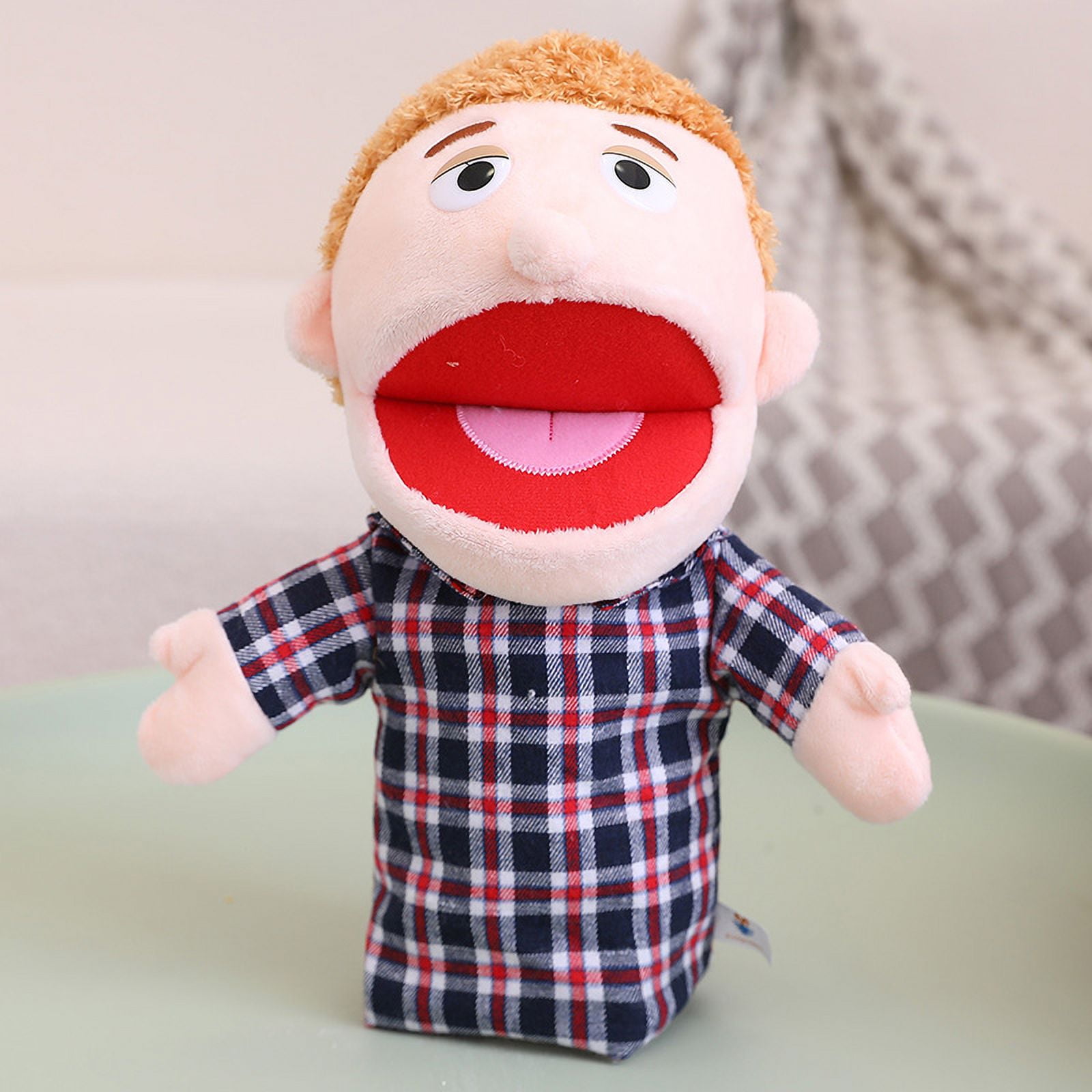 Creative Multi Character Finger Puppet Plush Toy Set Kids