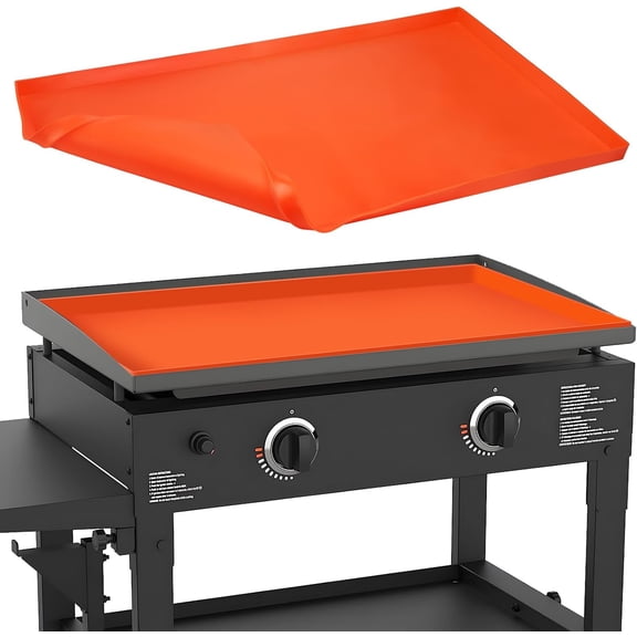 28" Silicone Griddle Mat for Blackstone, Heavy Duty Food Grade Silicone Griddle Cover, BBQ Shield Against Rust, Grease & Dirt, All-Season Protection