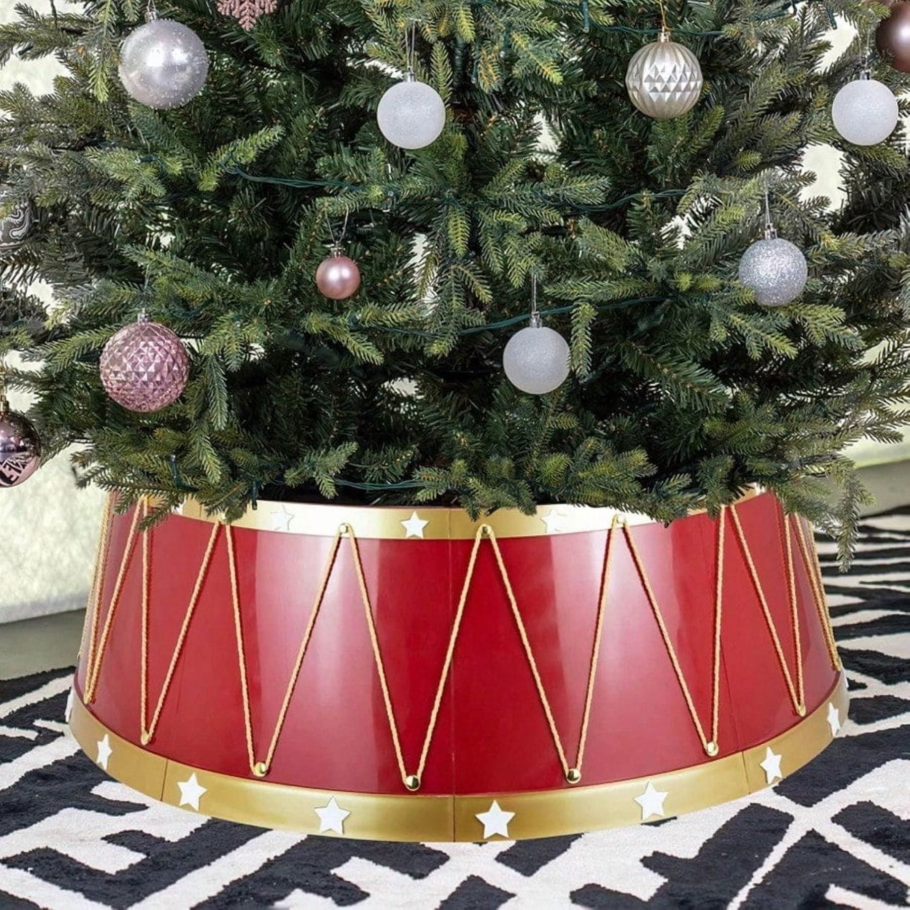 28.4 Festive Drum Design Christmas Tree Ring Stunning Mirror Finish ...