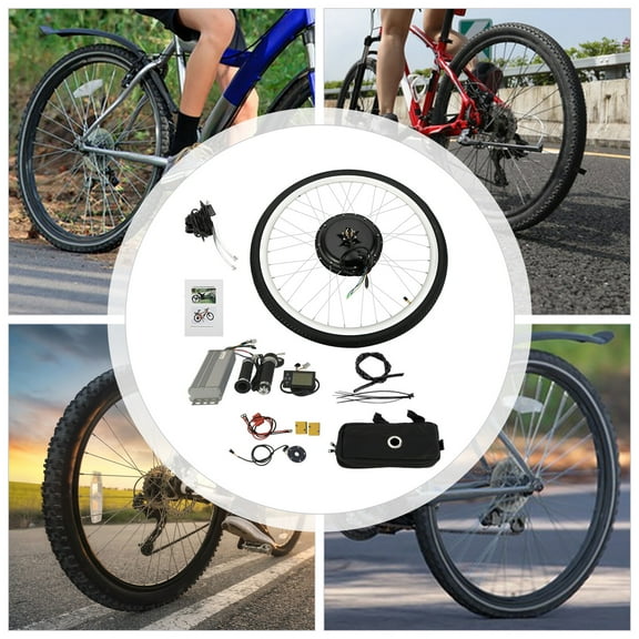 28" 48V 1000W E Bike Electric Bicycle Motor Conversion Kit W/LCD For Rear Wheel for Bicycle Lithium Battery Modification