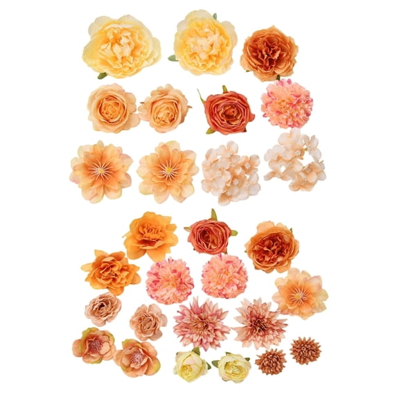 28/49Pcs Artificial Flower Buds 4-10cm Flower Buds For Wedding Flower Arrangements Photo Album Cake Top Decoration