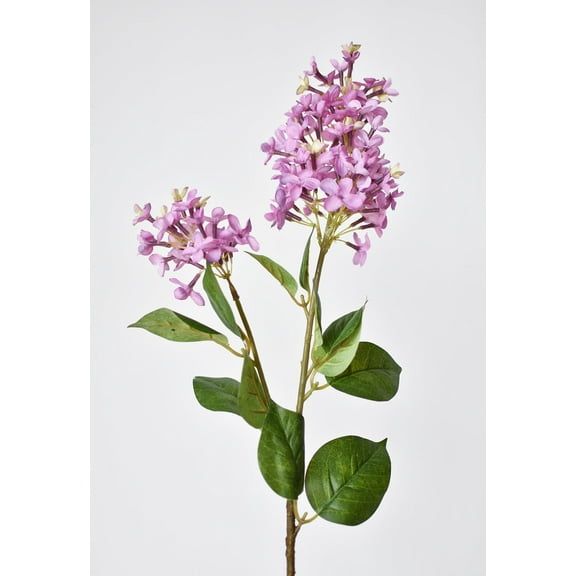 28.5" Faux Light Purple English Lilac Stem