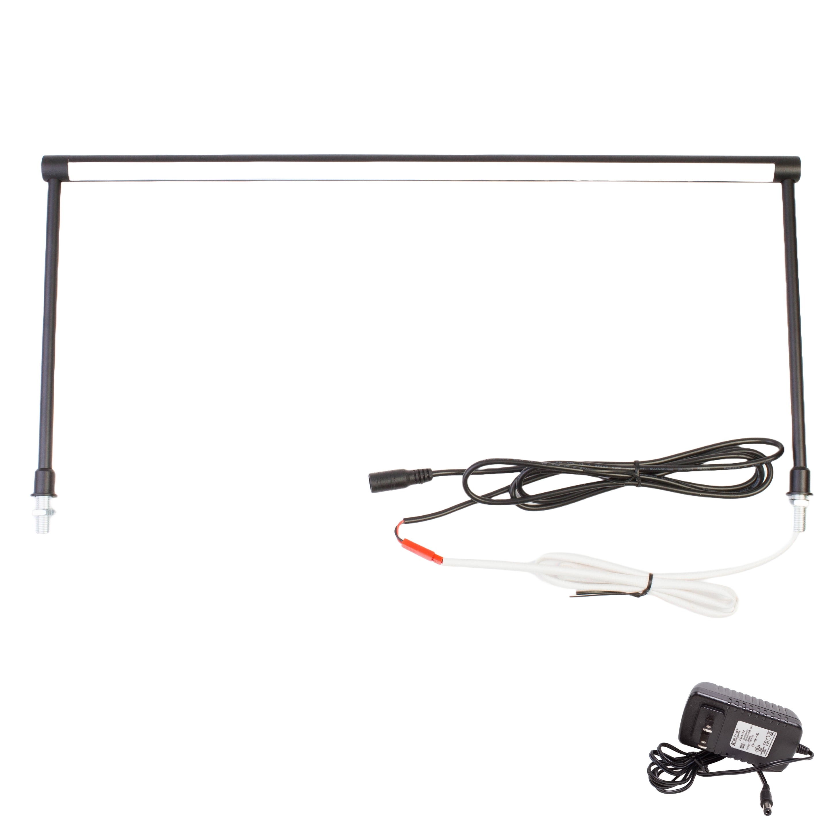 28.5" HORIZONTAL LED POLE LIGHT 4000K BLACK MODEL FY-C28 FOR SHOWCASE