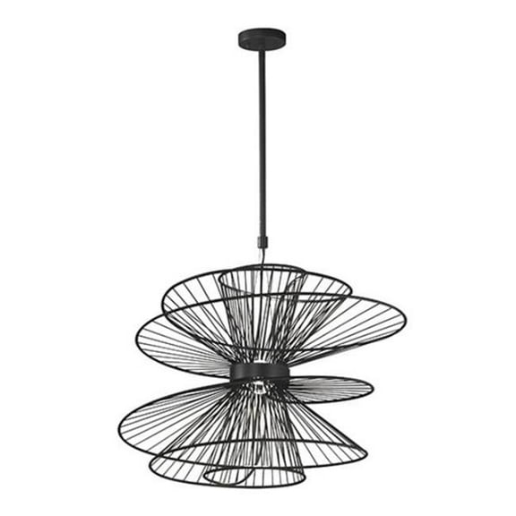 28.5 Inch 16W 2 Led Large Pendant-Black Finish Maxim Lighting 24176Bk