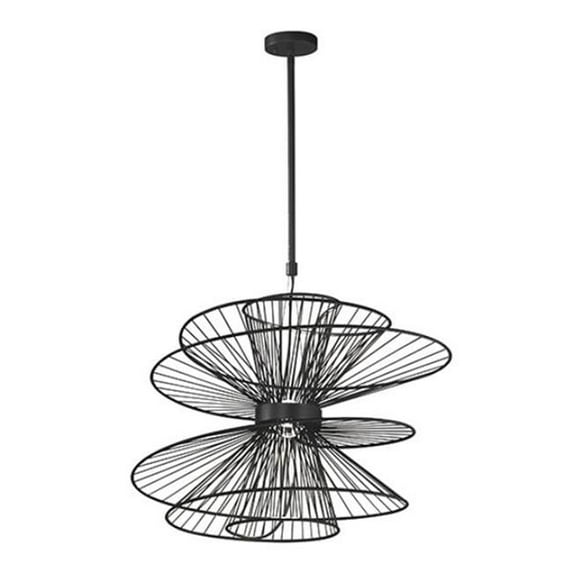 28.5 Inch 16W 2 Led Large Pendant-Black Finish Maxim Lighting 24176Bk