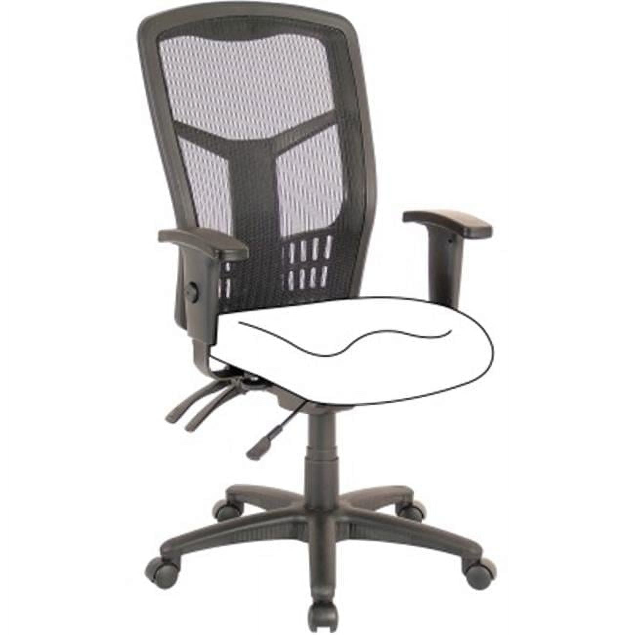 Black High Back Mesh Executive Swivel Chair with Adjustable Arms