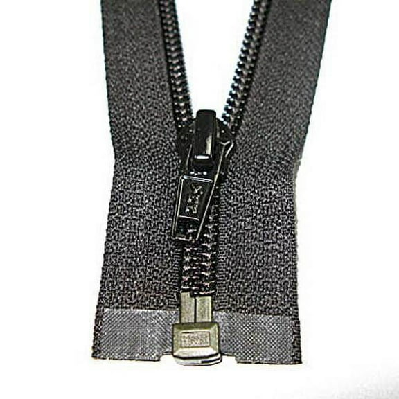 28" #5C Open Nylon Black Zipper