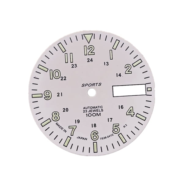28.5MM Copper Green Luminous Watch Dial for NH36A Automatic Mechanical Movement DIY Part