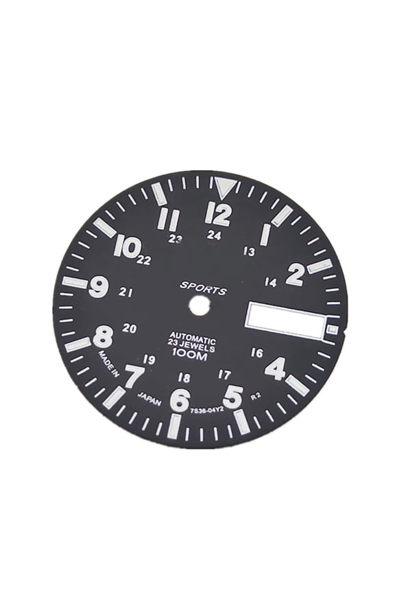 28.5MM Copper Green Luminous Watch Dial for NH36A Automatic Mechanical Movement DIY Part