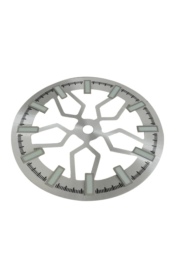 28.5mm Green Luminous Skeleton Watch Dial Plate Face for Japanese NH70 Movement