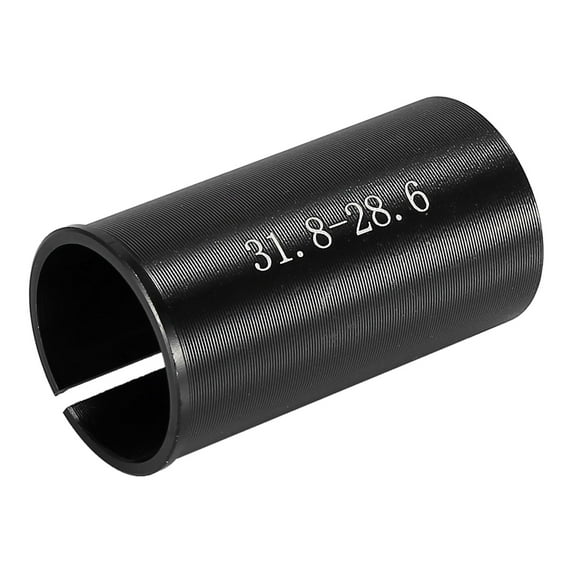 28.6 to 31.8mm Bike Bicycle Seat Post Tube Adapter Seatpost Reducing Sleeve Shim Adapter Aluminium Alloy Black