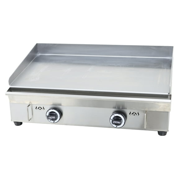 28.9x16.1 Inch Natural Gas Griddle Countertop Griddle Commercial Flat Top Grill Hot Plate Stove 2000 Pa