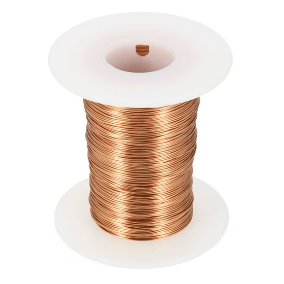 28 AWG Magnet Wire, 28 Gauge Enameled Copper Wires 4 oz Magnetic Coil Wire for Transformer Motor Electric, 155C(311F), Copper Color