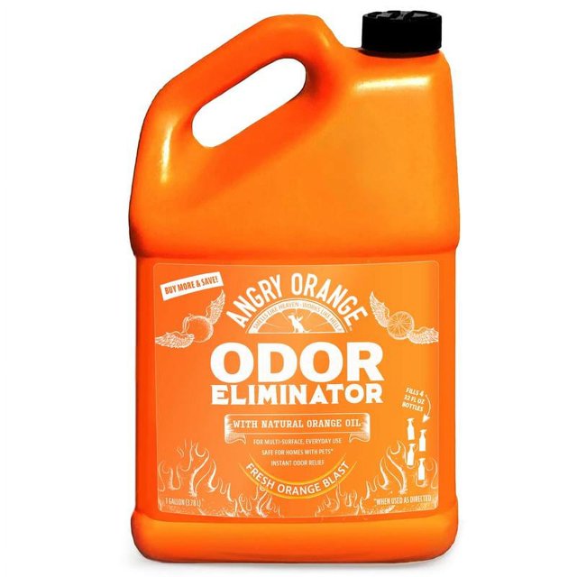 Angry Orange Pet Odor Eliminator with Citrus Scent for Strong Dog or