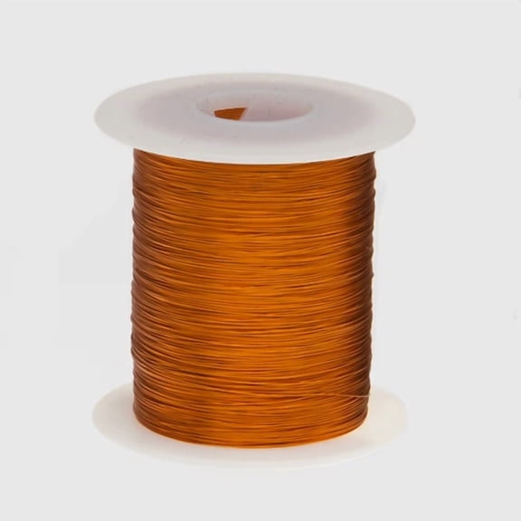 28 Awg Gauge Enameled Copper Magnet Wire 8 Oz 994' Length 0.0142" 200C Natural