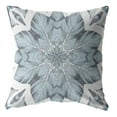 thumbnail image 1 of 28" Blue Floral Forest Indoor Outdoor Throw Pillow, 1 of 4