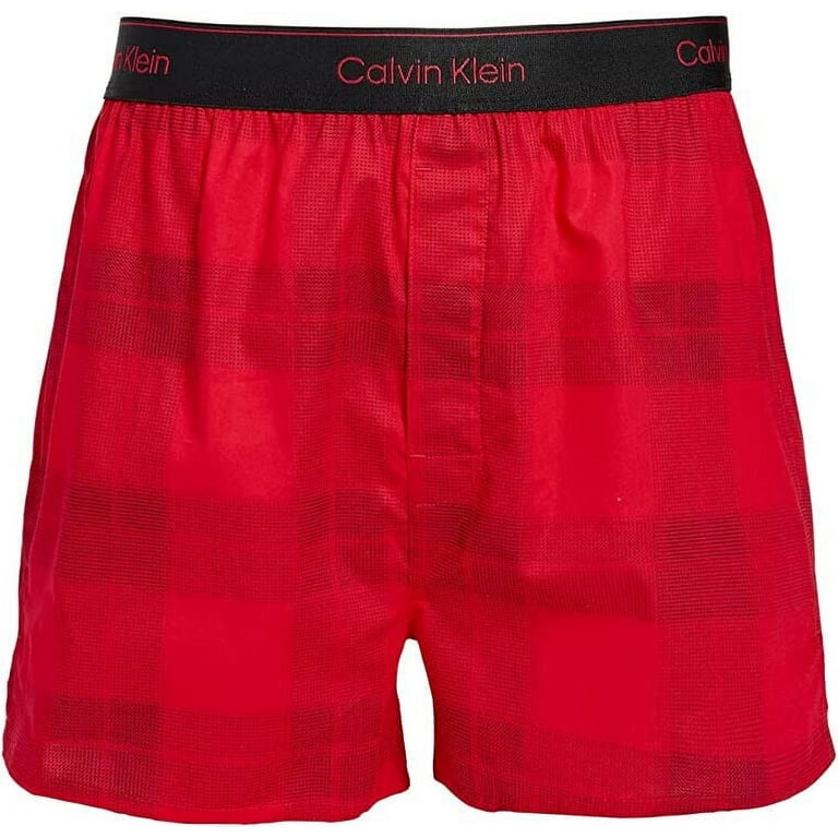 Calvin Klein Modern Holiday Knit Cotton Boxers in 5vn Textured PL