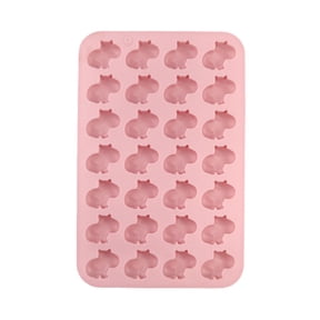 28-Cavity Capybara Silicone Mold for Candy, Chocolate, Soap, Fondant - 3D Cute Cartoon DIY Baking Mold for Ice, Pudding, Cake Decor, Party Crafts